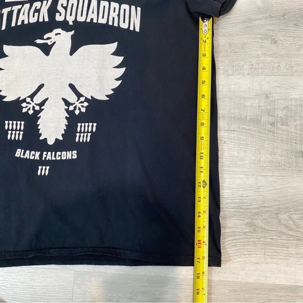 Gilden Attack Squadron Basic Black T Shirt Size L - Picture 14 of 14